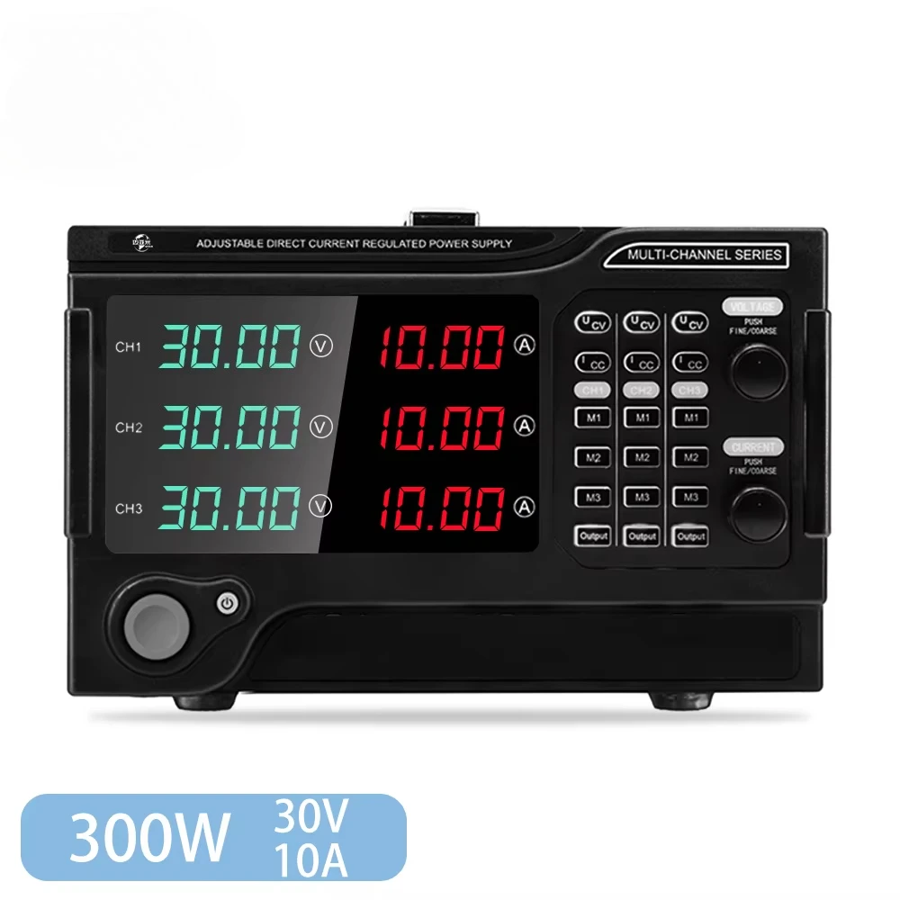 Programmable Dc Power Supply 30V 10A - แหล่งจ่ายไฟสำหรับห้องปฏิบัติการแบบปรับค่าได้และตั้งโปรแกรมได้ AC เป็น DC หลายช่องจ่ายไฟคู่ 15V