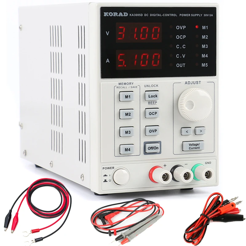 Linear Lab Power Supply Adjustable - KORAD 3005D 3005DS ความแม่นยําสูงปรับ Digital Linear