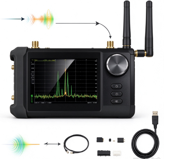 เครื่องวิเคราะห์สเปกตรัมแบบมือ - Signal Generator Spectrum Analyzer บทวิจารณ์และราคา